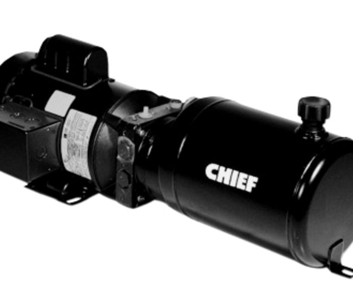 CHIEF AP AC POWER UNIT: 1 HP, 1 PH, 0.65 GPM, 2150 PSI, PUMPING STATION W/ADJ. RELIEF