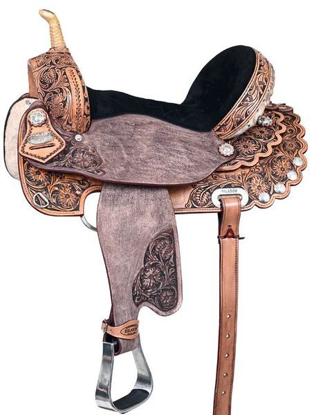 Flex Tree Western Horse Saddle American Leather Trail Barrel Racing
