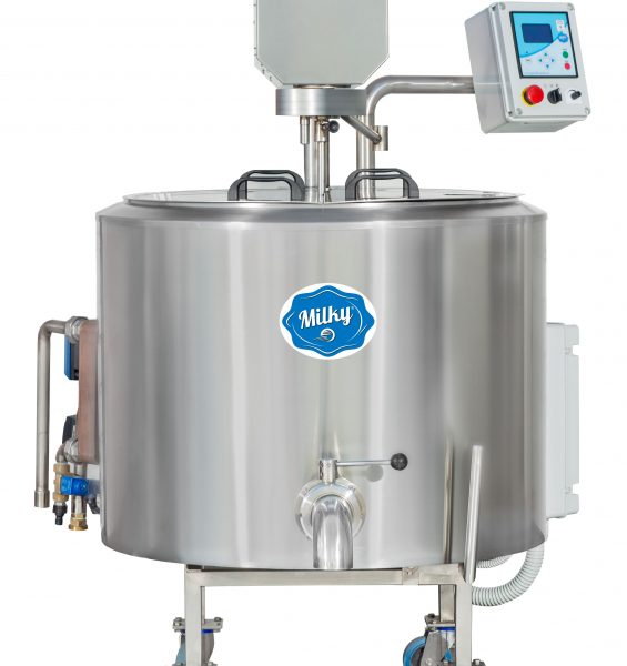 MILK PASTEURIZER, CHEESE, AND YOGURT KETTLE MILKY FJ 200 CTF (CLOSED SYSTEM, 400V)