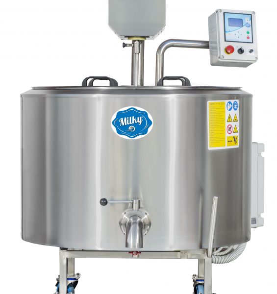 MILK PASTEURIZER, CHEESE, AND YOGURT KETTLE MILKY FJ 300 OTF (OPEN SYSTEM, 400V)
