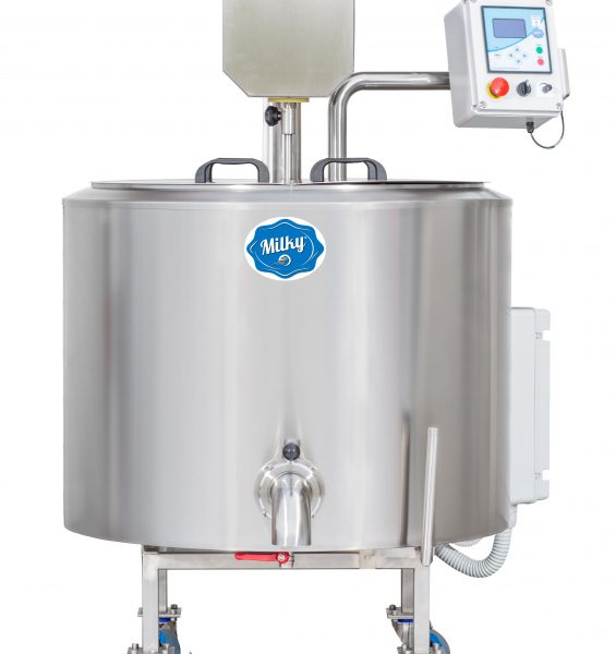 MILK PASTEURIZER, CHEESE, AND YOGURT KETTLE MILKY FJ 200 OTF (OPEN SYSTEM, 400V)