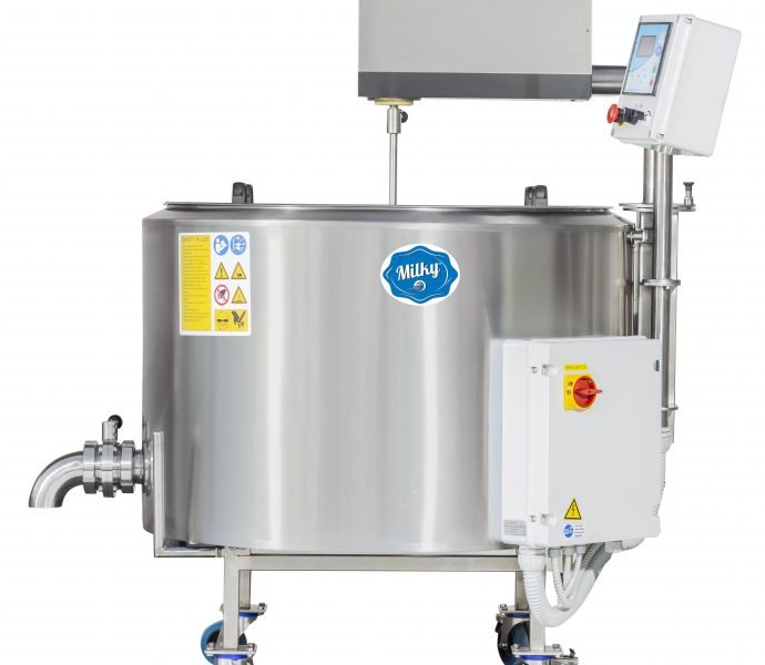 MILK PASTEURIZER, CHEESE, AND YOGURT KETTLE MILKY FJ 300 OTF (OPEN SYSTEM, 400V) - Image 4