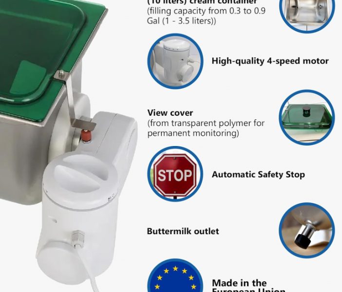 ELECTRIC BUTTER CHURN MILKY FJ 10 (230V)ELECTRIC BUTTER CHURN MILKY FJ 10 (230V) - Image 3