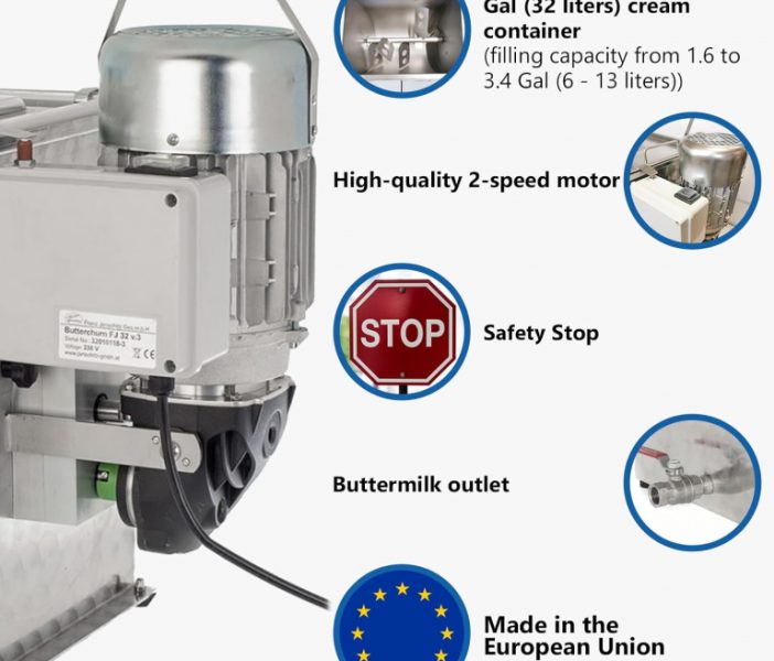 ELECTRIC BUTTER CHURN MILKY FJ 32 (230V) - Image 3